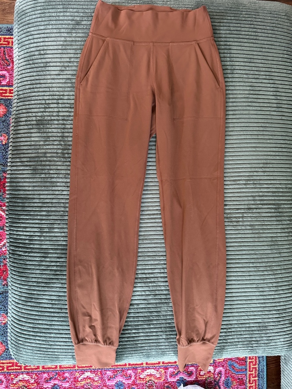 lululemon athletica Rust Brown High-Rise Pocketed Joggers